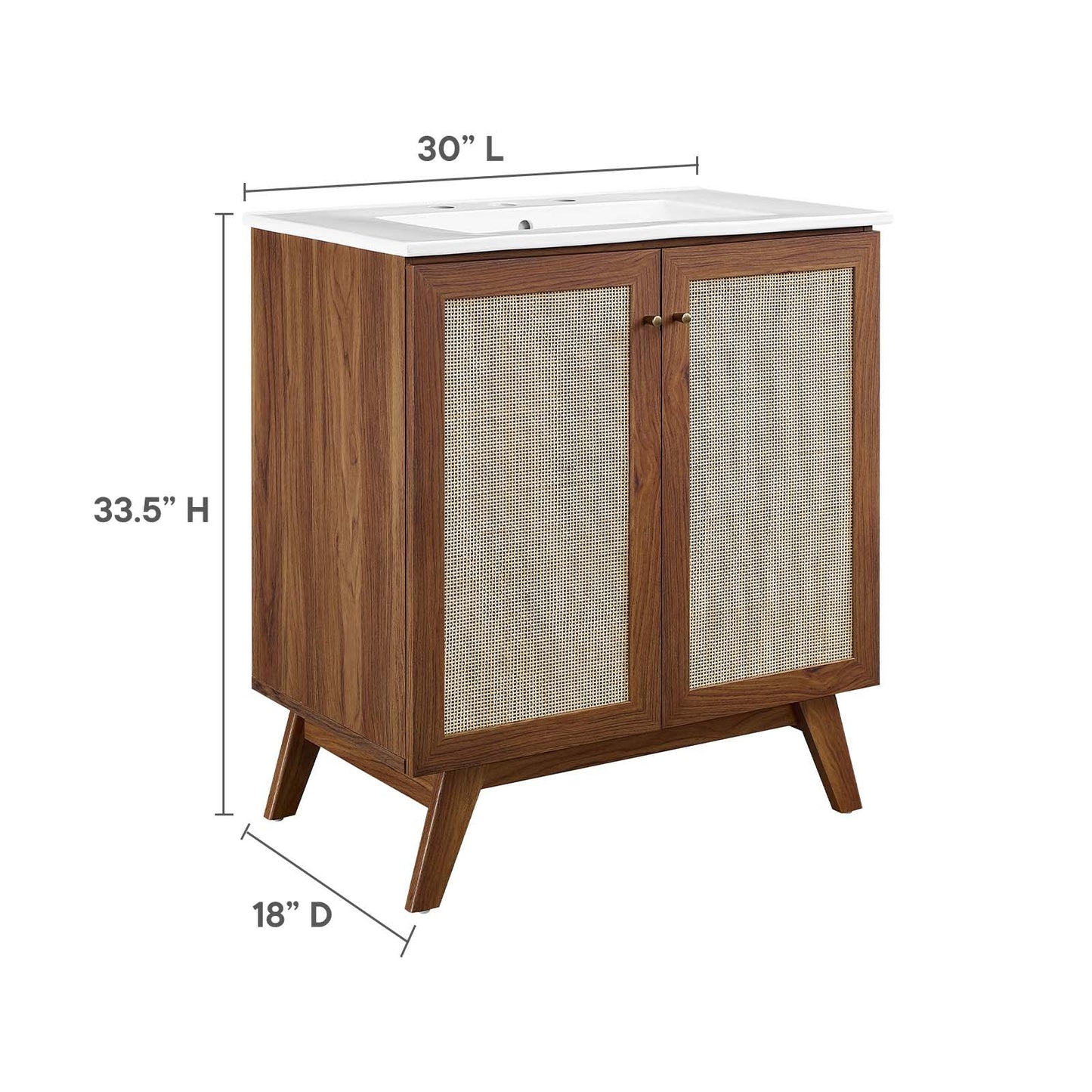 Soma 30” Bathroom Vanity By Modway - EEI-6715 | Bathroom Accessories | Modishstore - 26