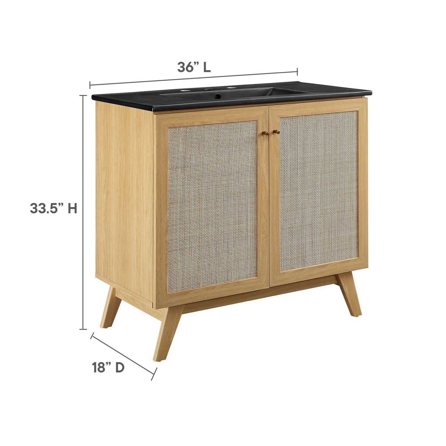 Soma 36” Bathroom Vanity By Modway - EEI-6718 | Bathroom Accessories | Modishstore - 12