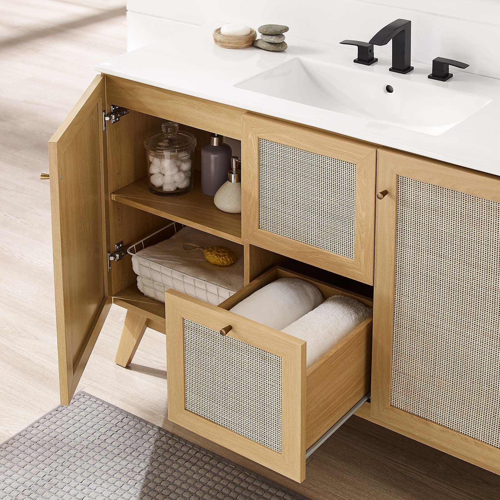 Soma 48” Single Sink Bathroom Vanity By Modway - EEI-6719 | Bathroom Accessories | Modishstore - 15