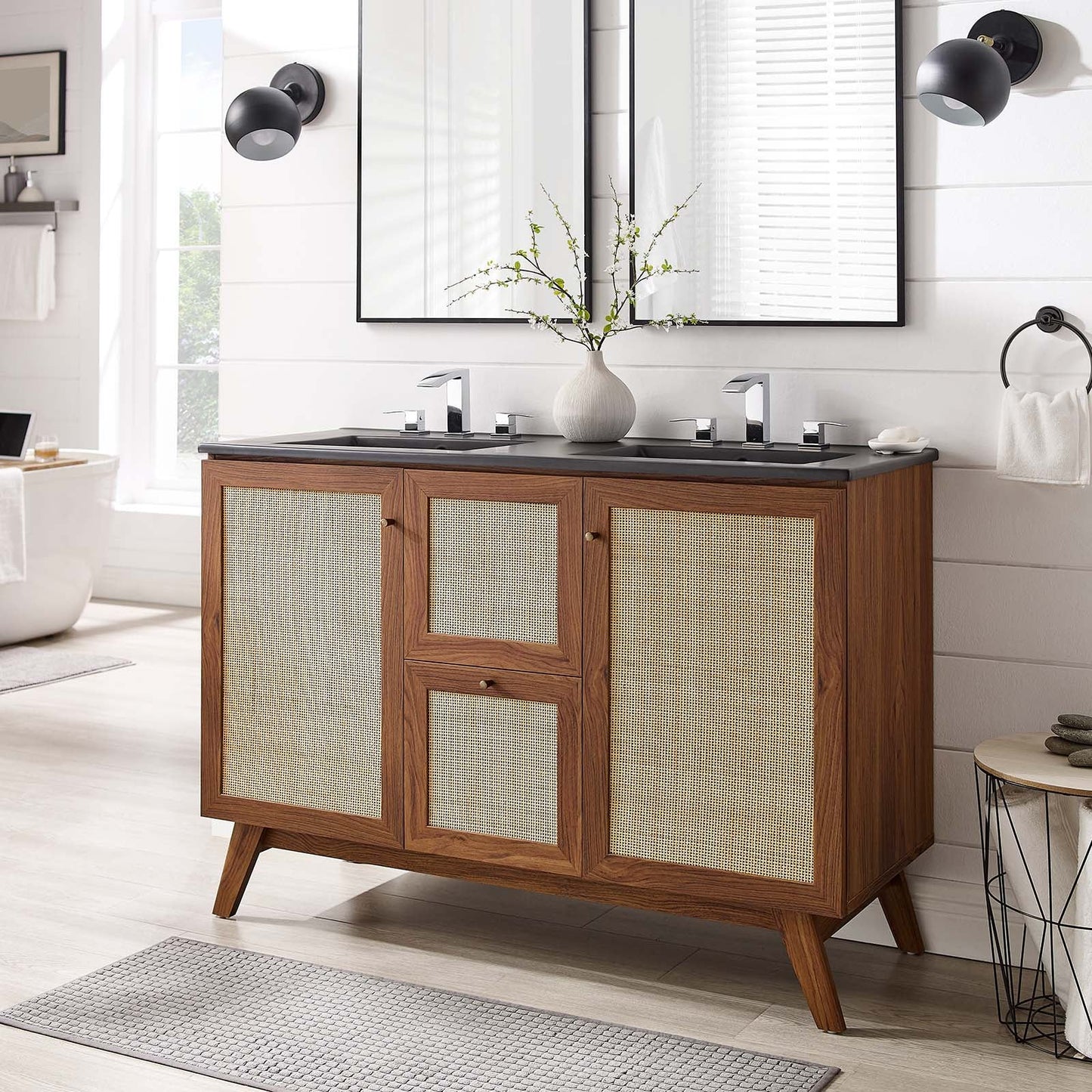 Soma 48” Double Sink Bathroom Vanity By Modway - EEI-6722 | Bathroom Accessories | Modishstore - 31