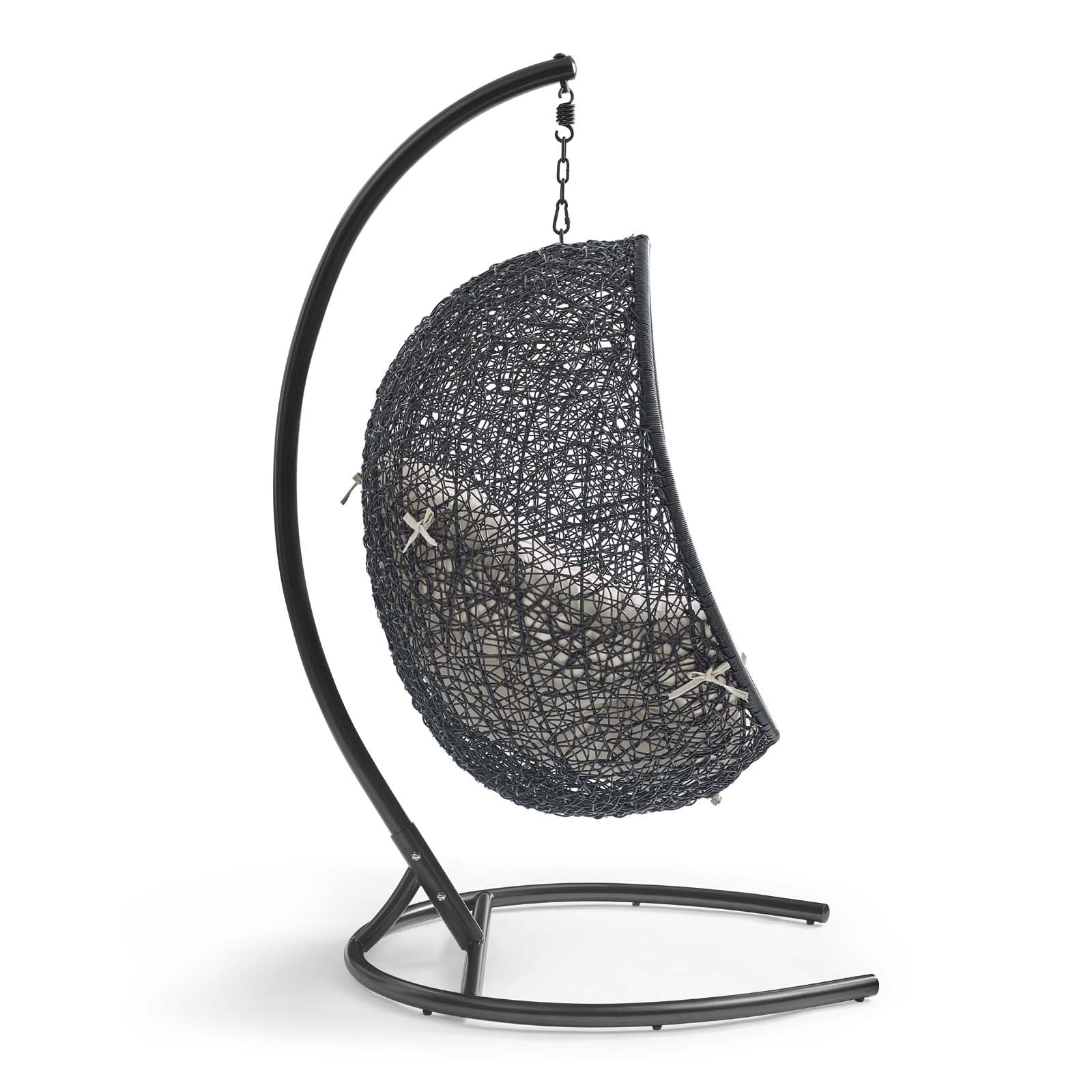 Modway Encase Swing Outdoor Patio Lounge Chair | Outdoor Porch Swings | 