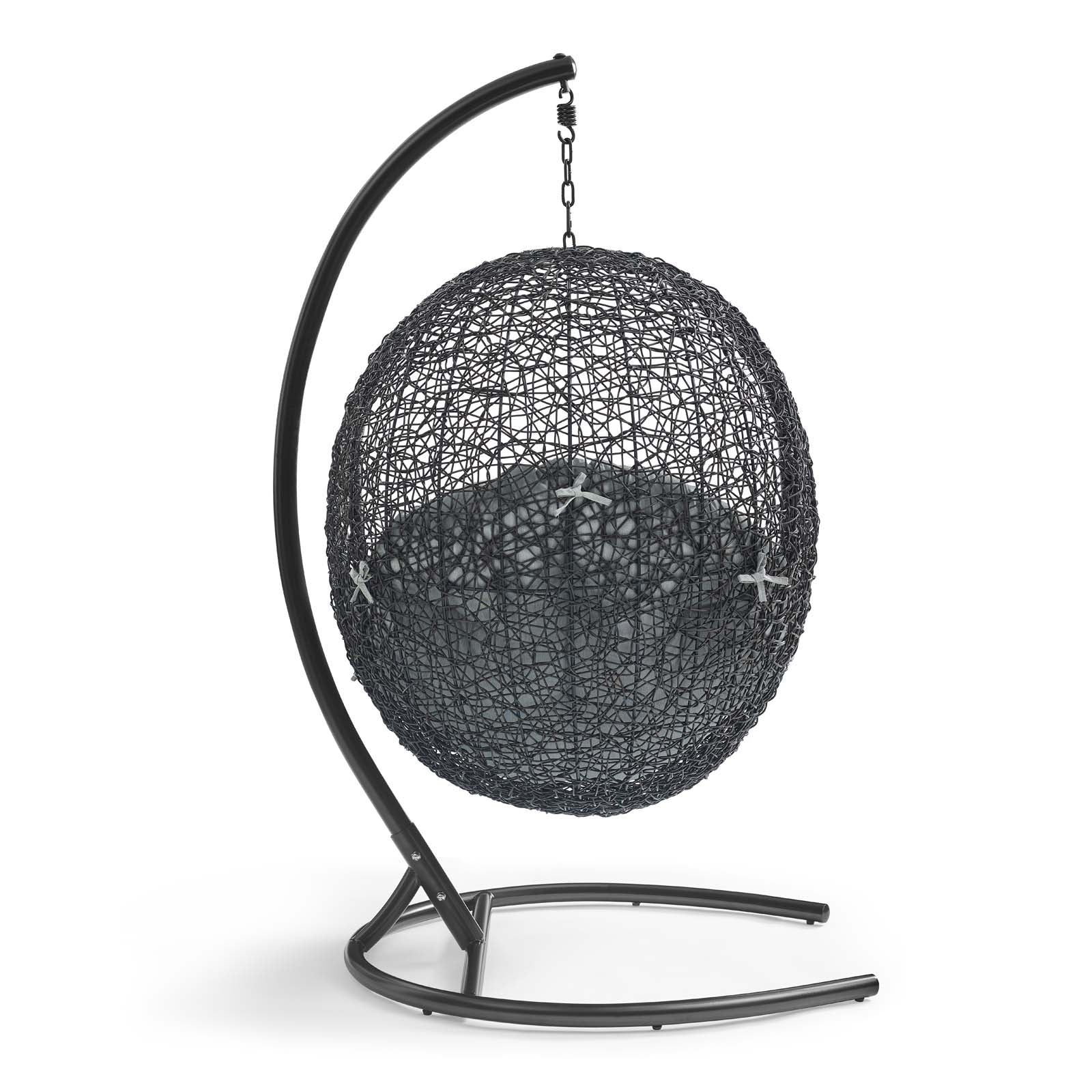 Modway Encase Swing Outdoor Patio Lounge Chair | Outdoor Porch Swings | 