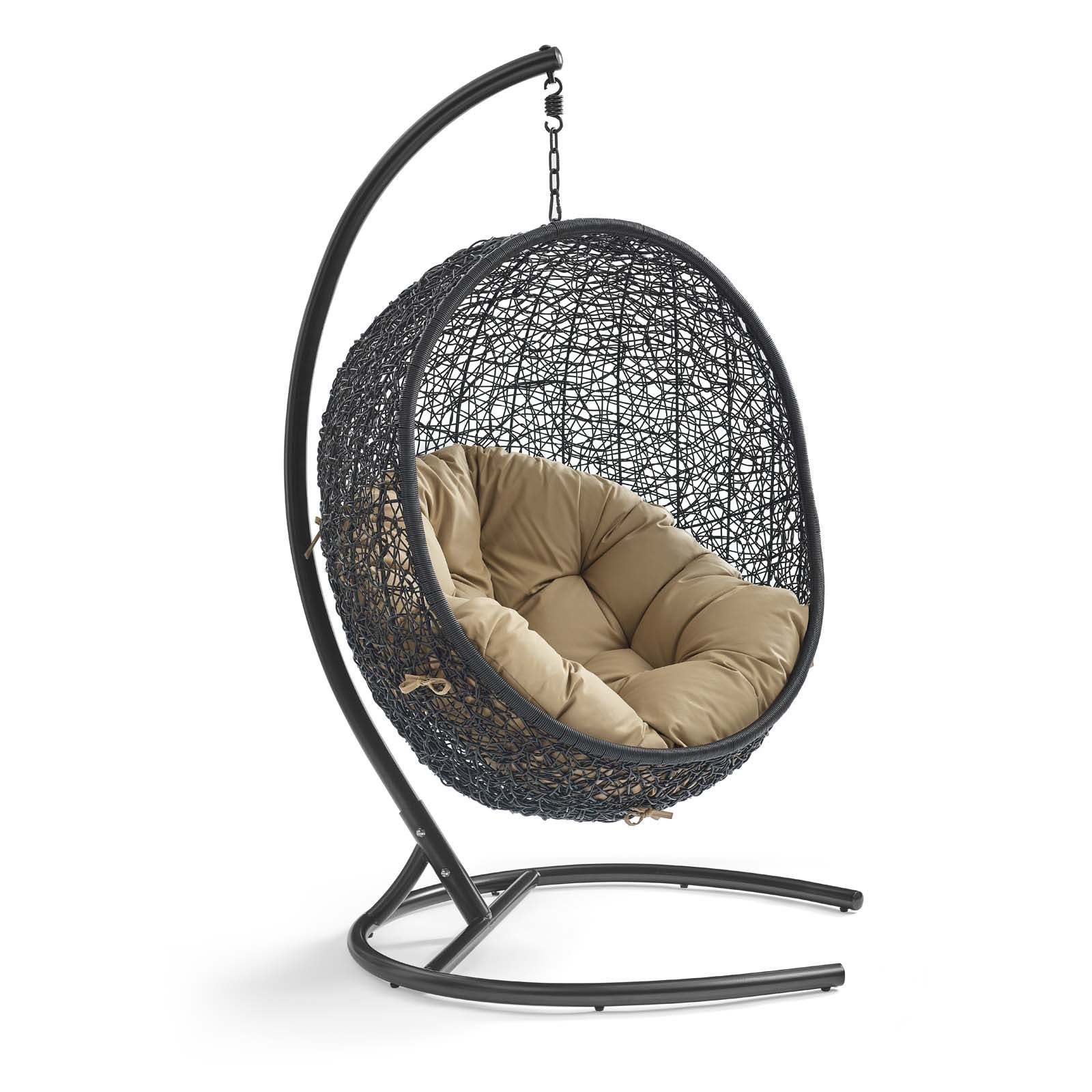 Modway Encase Swing Outdoor Patio Lounge Chair | Outdoor Porch Swings | 