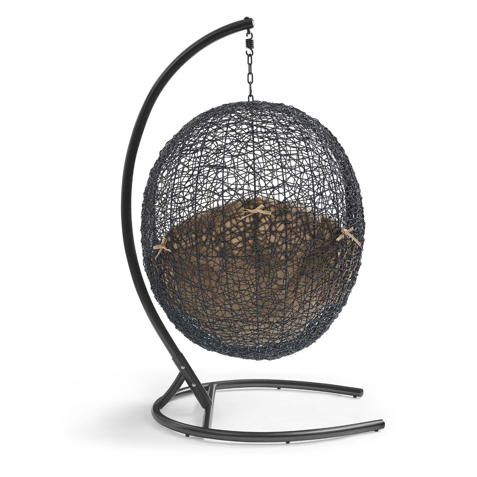 Modway Encase Swing Outdoor Patio Lounge Chair | Outdoor Porch Swings | 