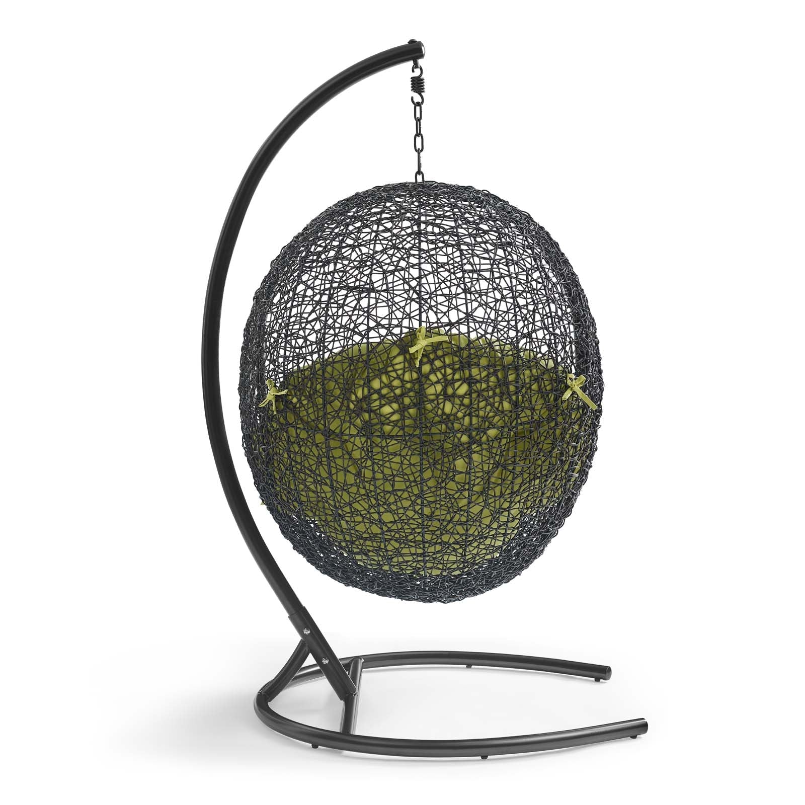 Modway Encase Swing Outdoor Patio Lounge Chair | Outdoor Porch Swings | 