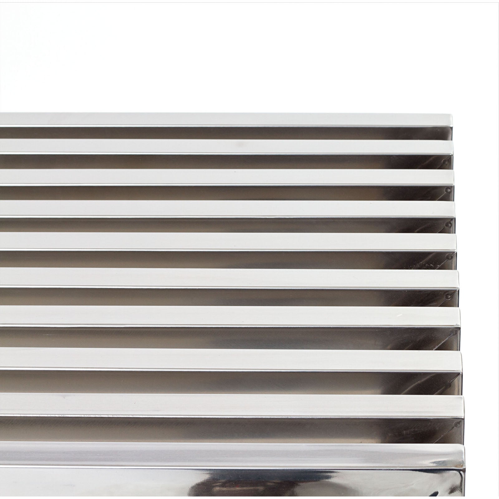 Modway Gridiron Console Table - Silver | Console Tables | 