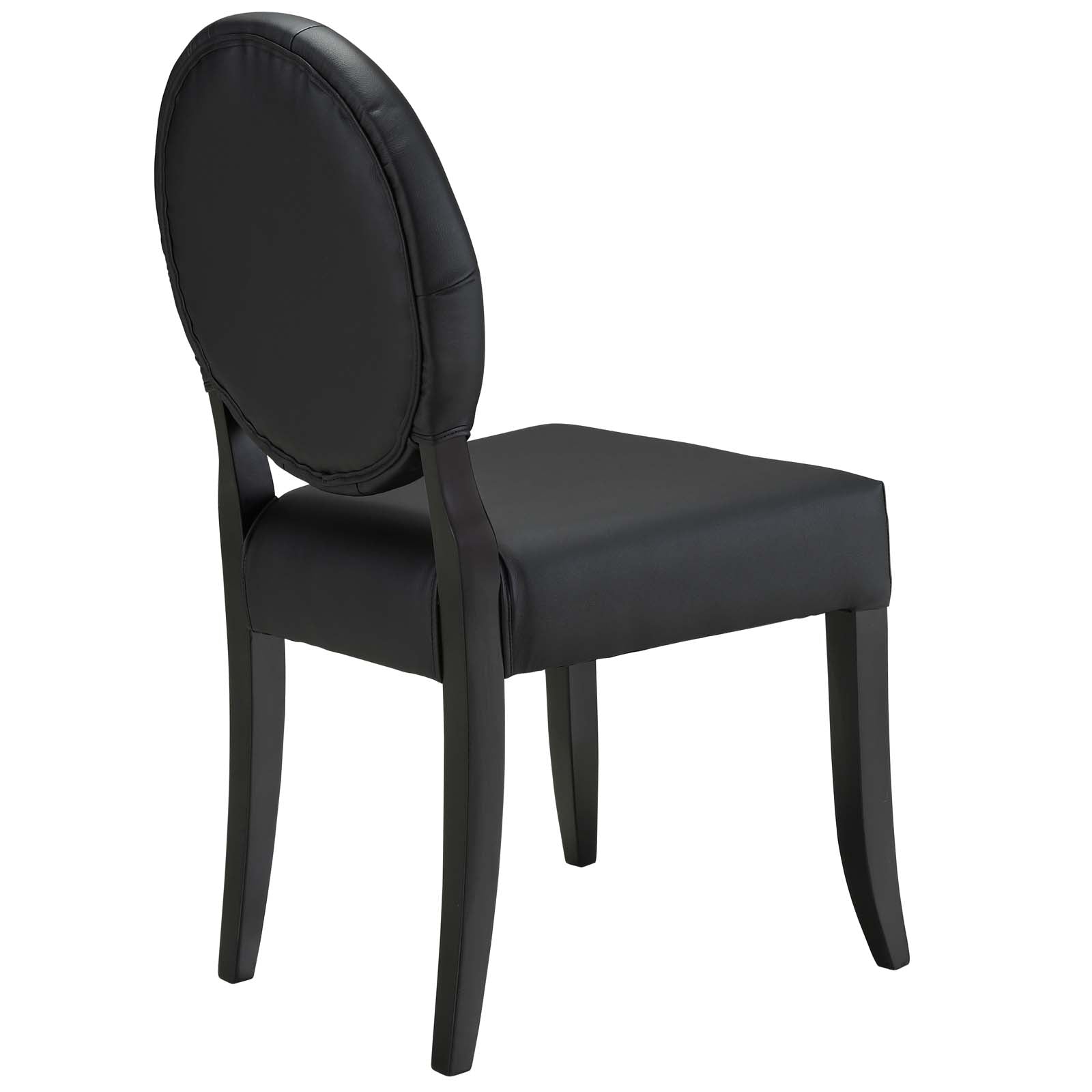 Modway Button Dining Vinyl Side Chair | Dining Chairs | 