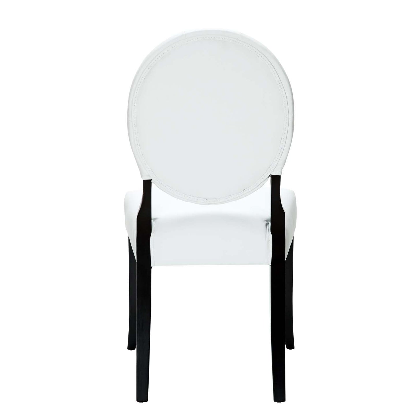 Modway Button Dining Vinyl Side Chair | Dining Chairs | 