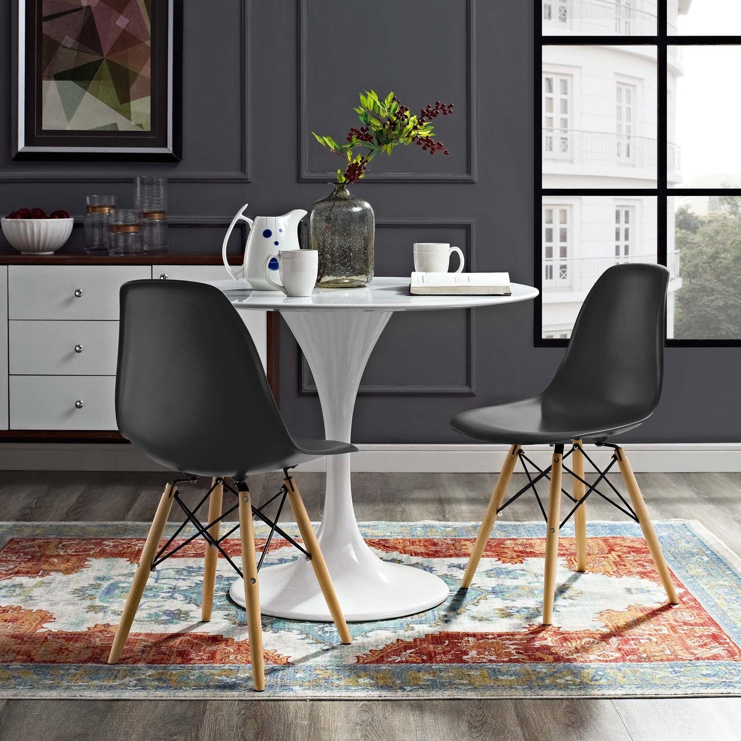 Modway Pyramid Dining Side Chairs Set of 2 | Dining Chairs | Modishstore-25