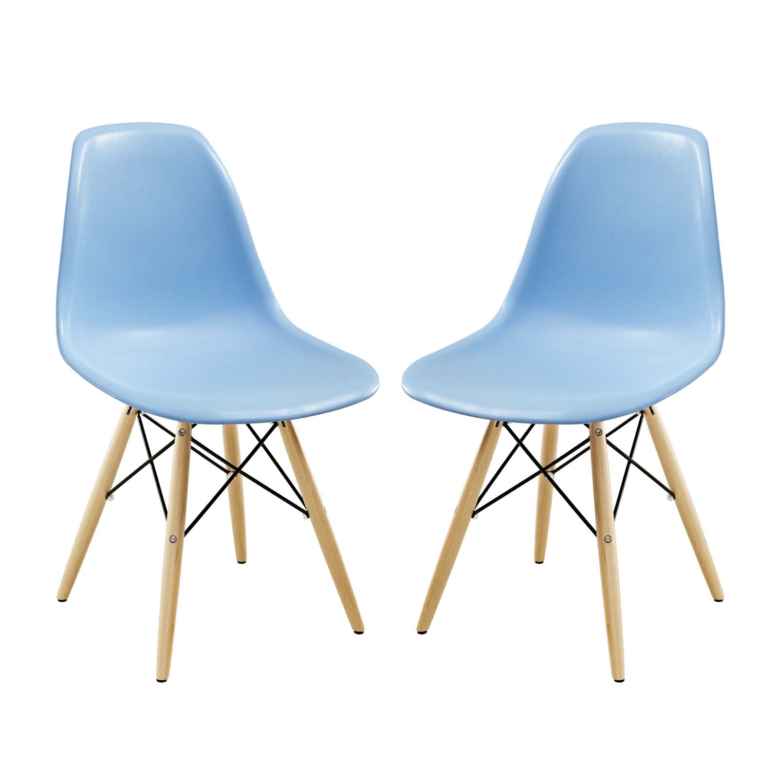 Modway Pyramid Dining Side Chairs Set of 2 | Dining Chairs | Modishstore-16