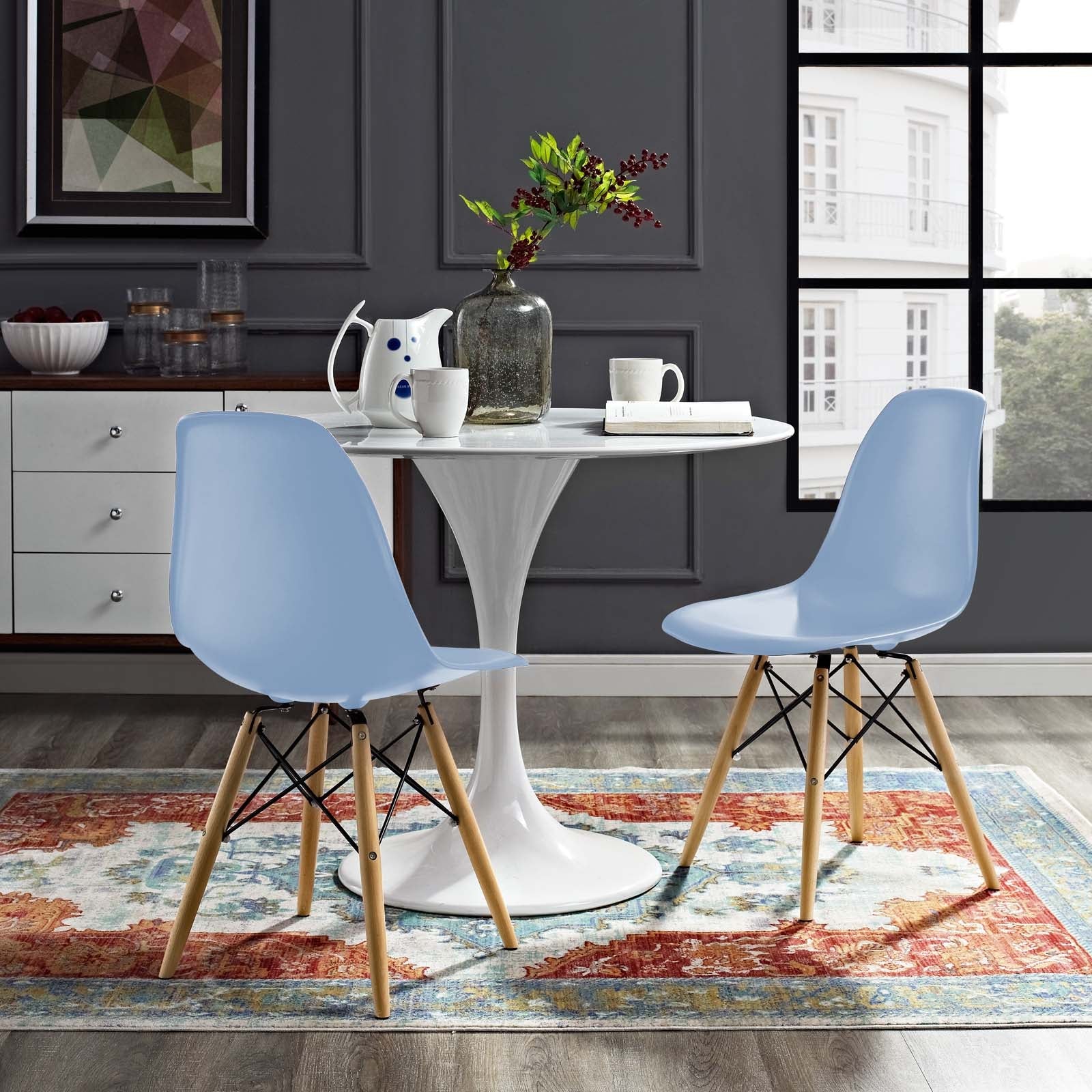 Modway Pyramid Dining Side Chairs Set of 2 | Dining Chairs | Modishstore-26