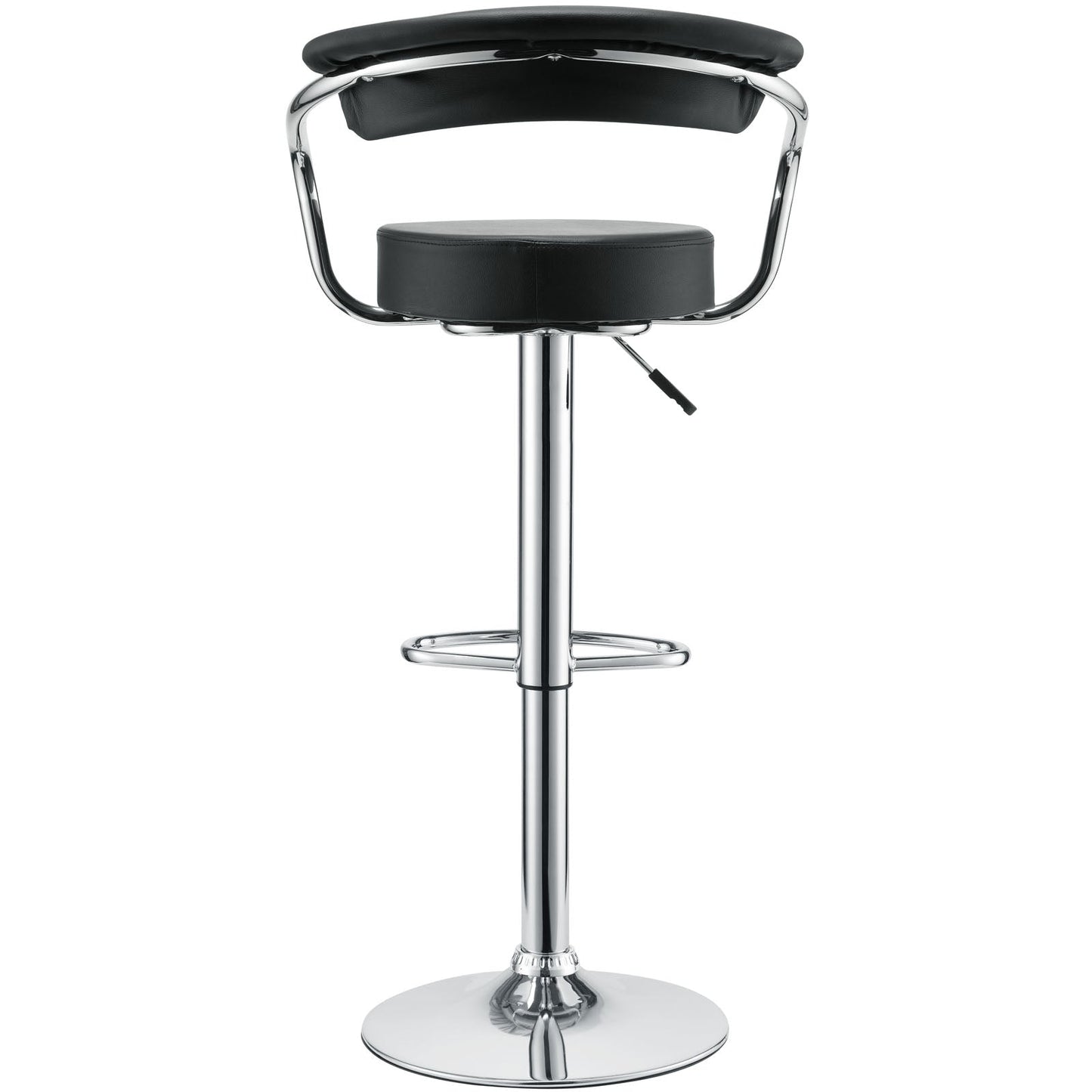 Modway Diner Bar Stool Set of 3 - Black | Bar Stools | 