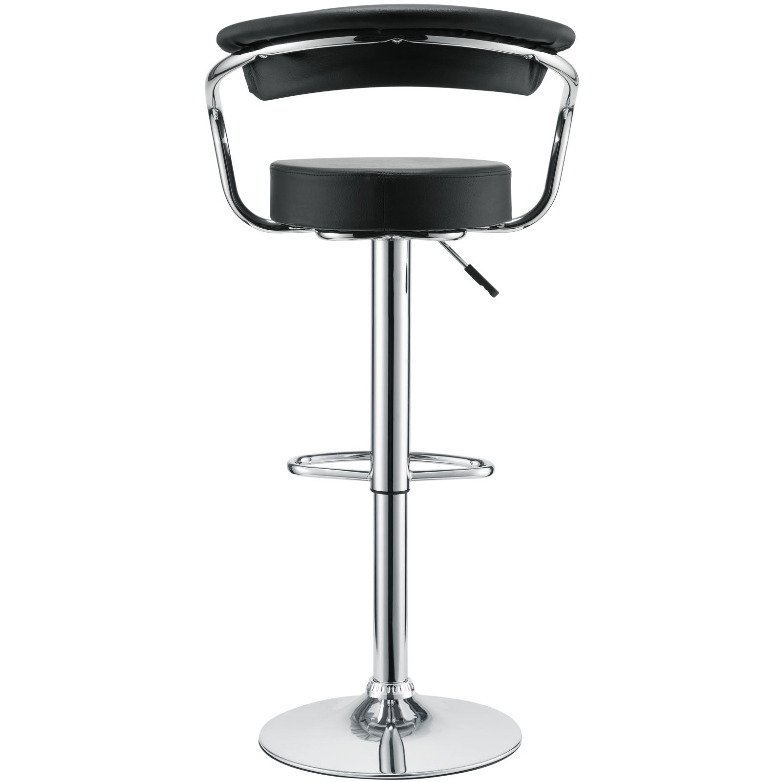 Modway Diner Bar Stool Set of 3 - Black | Bar Stools | 