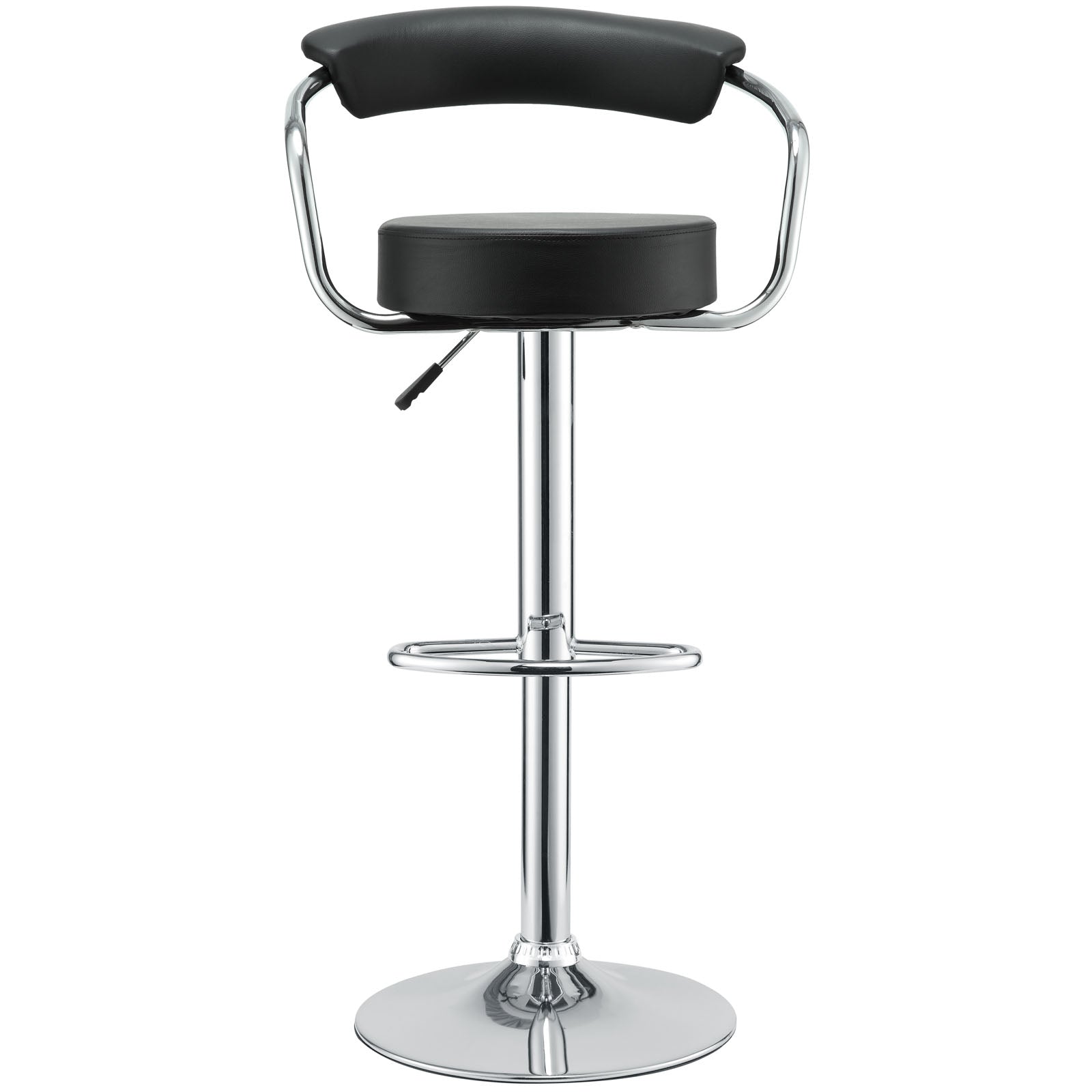Modway Diner Bar Stool Set of 4 - Black | Bar Stools | 