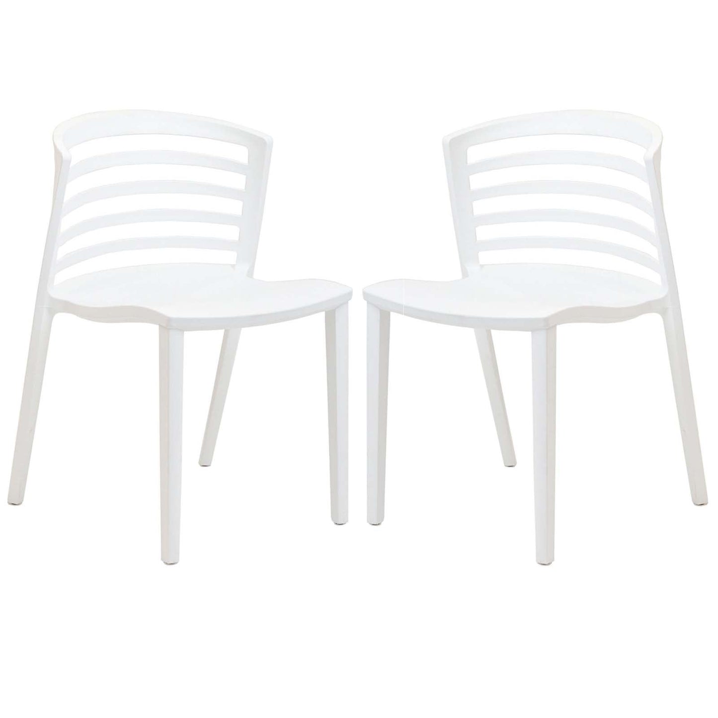 Modway Curvy Dining Chairs - Set of 2 | Dining Chairs | 