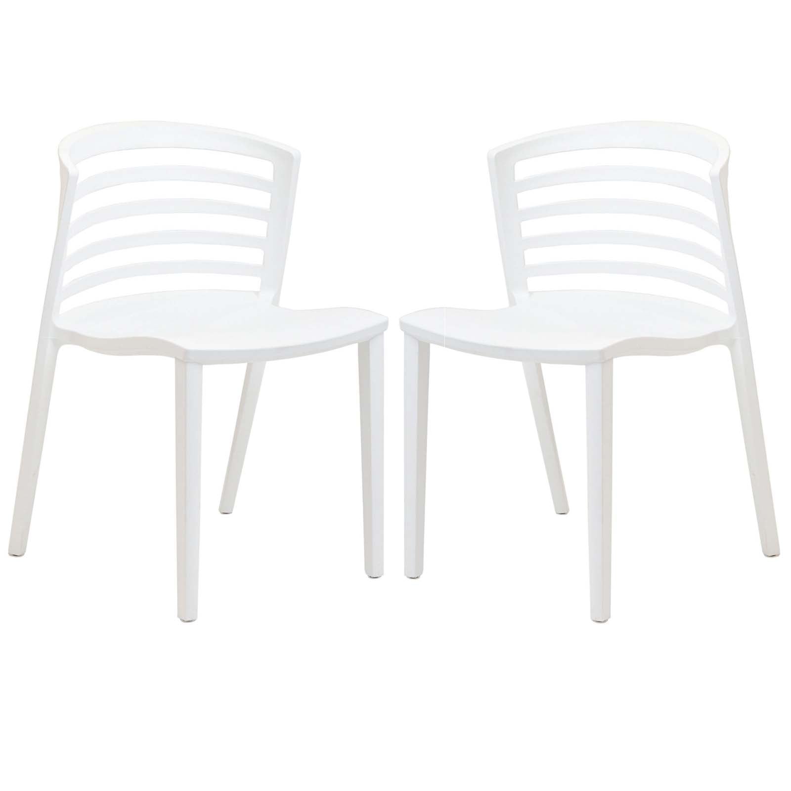 Modway Curvy Dining Chairs - Set of 2 | Dining Chairs | 