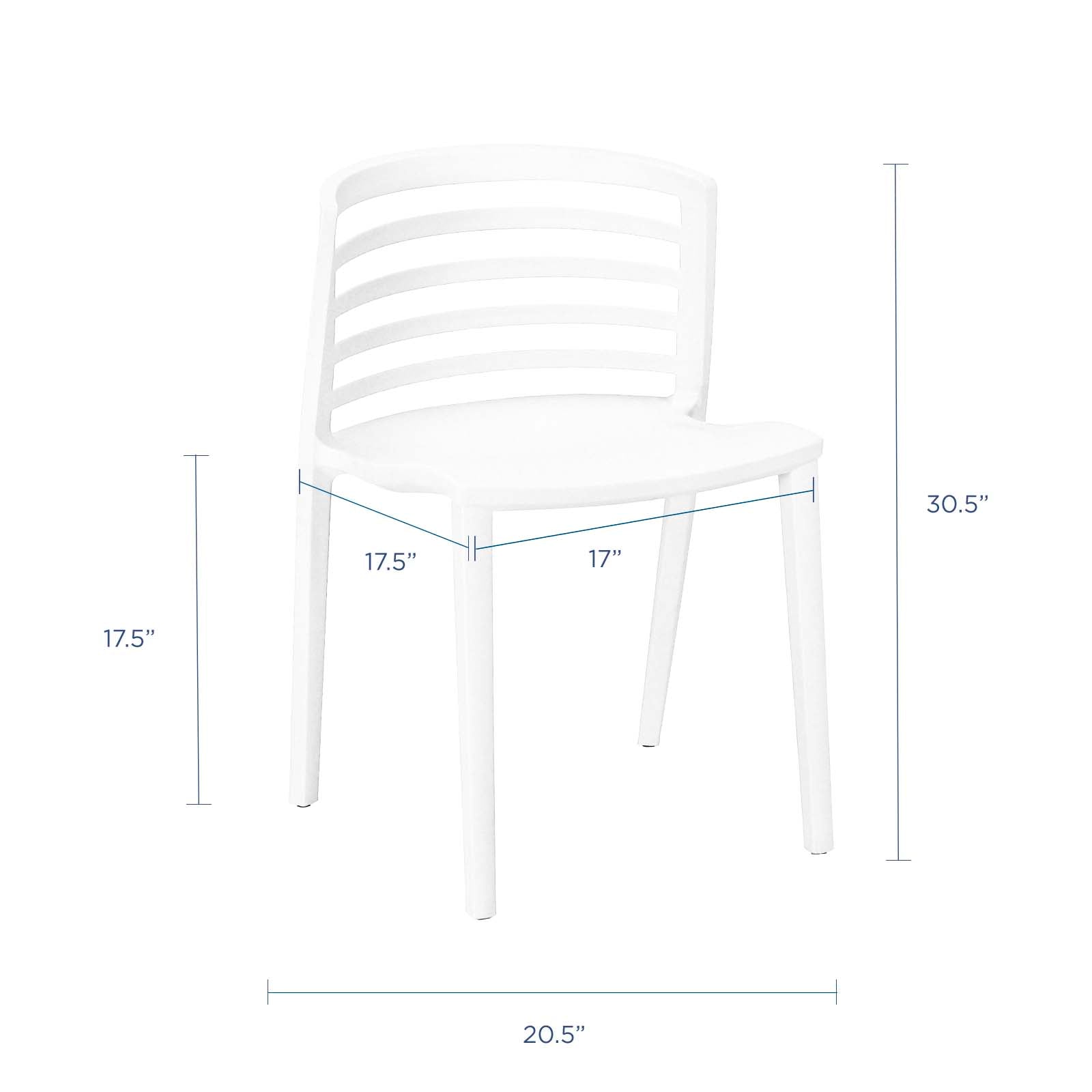 Modway Curvy Dining Chairs - Set of 2 | Dining Chairs | 