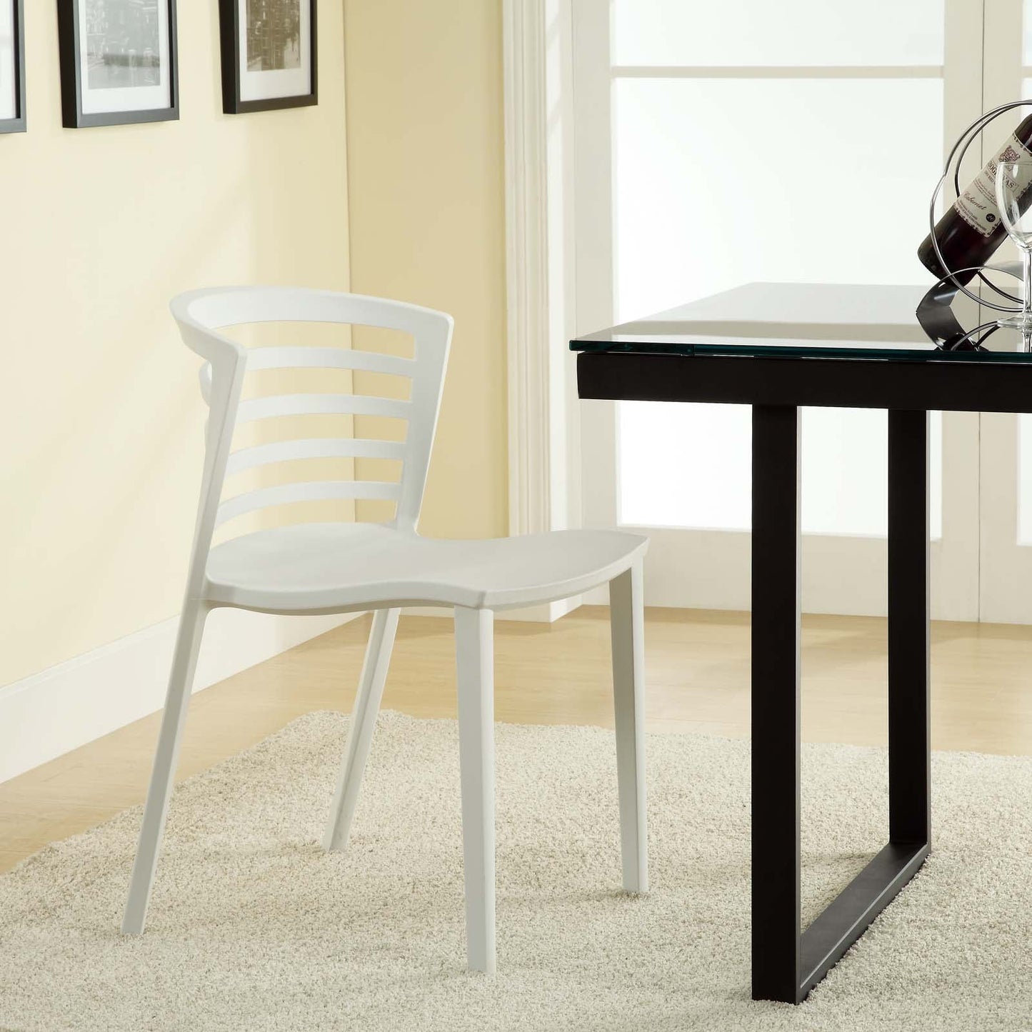 Modway Curvy Dining Chairs - Set of 2 | Dining Chairs | 