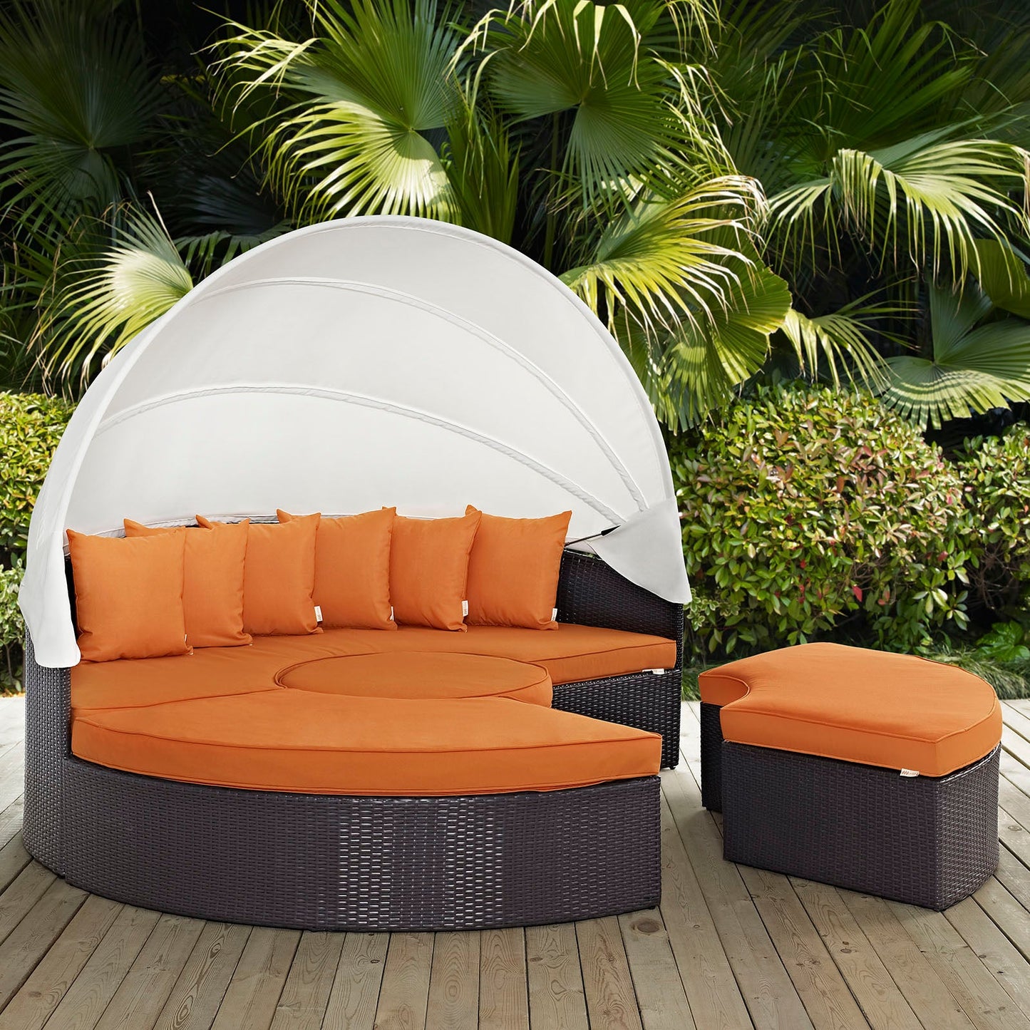 Modway Quest Canopy Outdoor Patio Daybed | Outdoor Patio Daybed | Modishstore-36