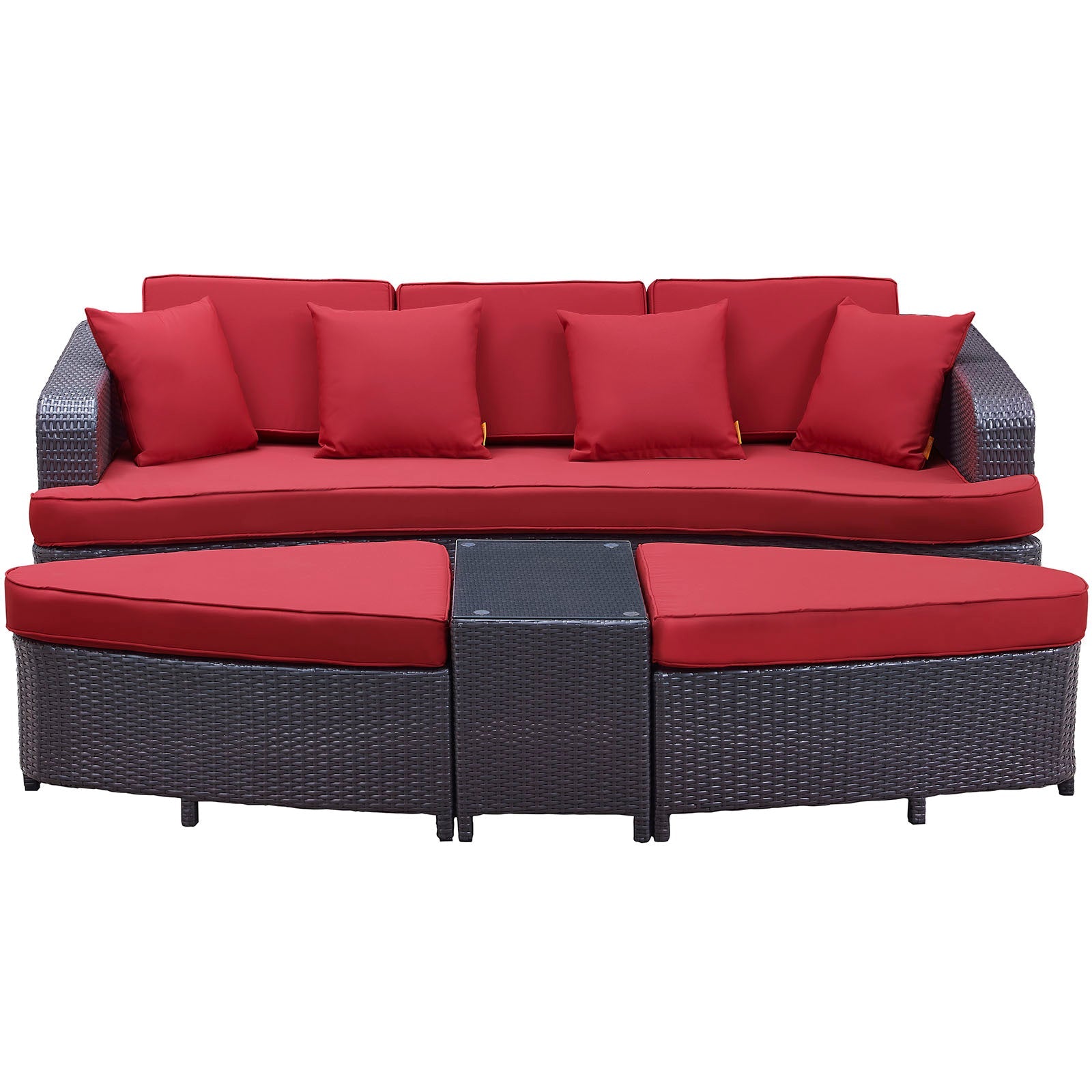 Monterey 4 Piece Outdoor Patio Sofa Set By Modway - EEI-992 | Outdoor Sofas, Loveseats & Sectionals | Modishstore - 4