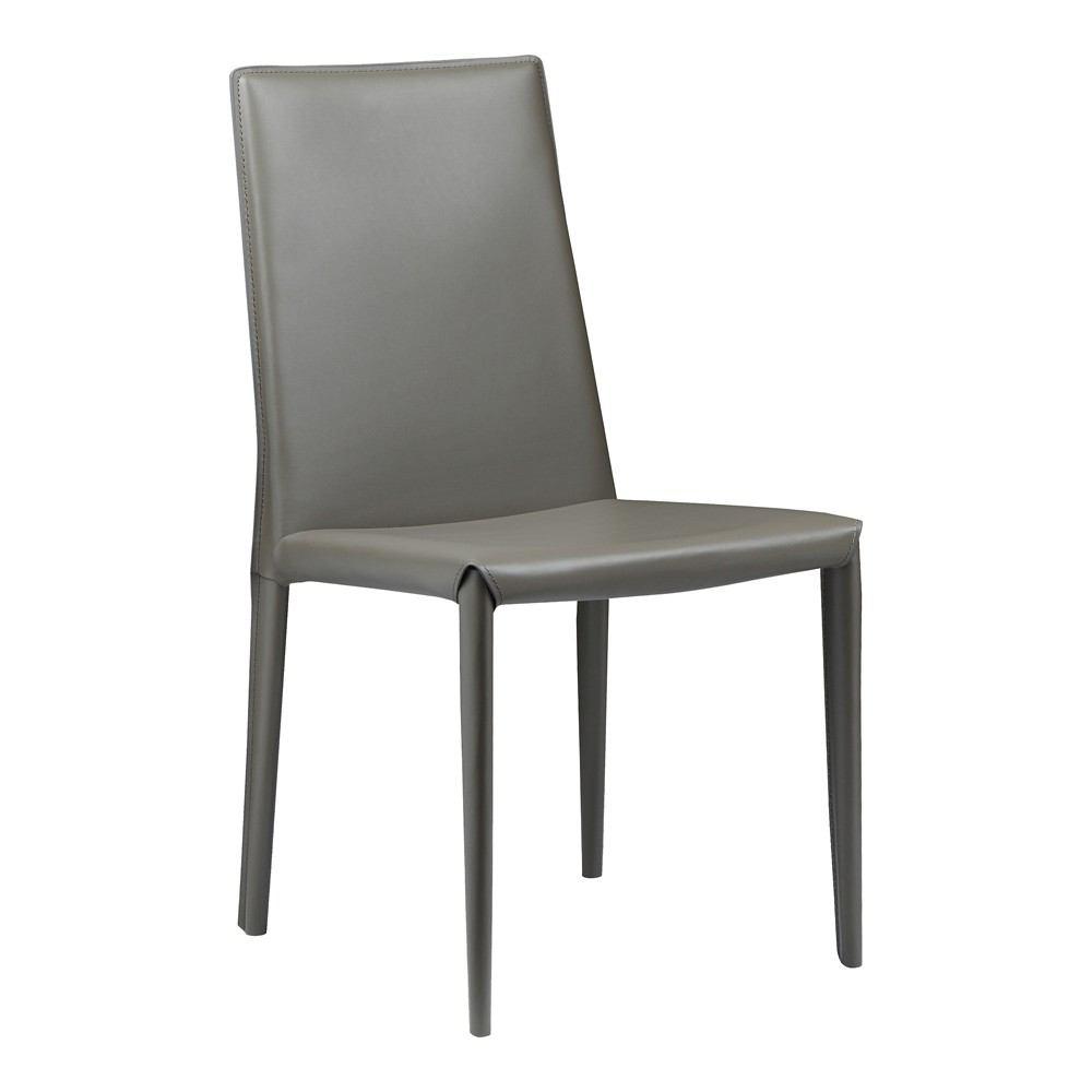 Moe's Home Collection Lusso Dining Chair Charcoal - Set Of 2
