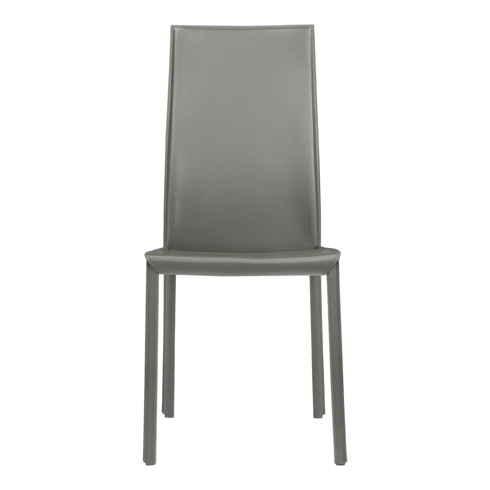 Moe's Home Collection Lusso Dining Chair Charcoal - Set Of 2