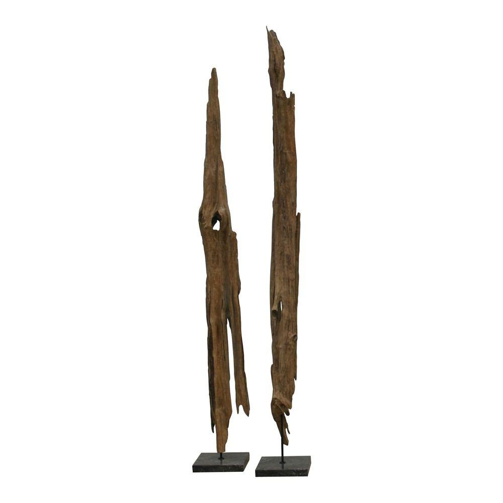 Moe's Home Collection Drift Wood Art On Rough Marble Base