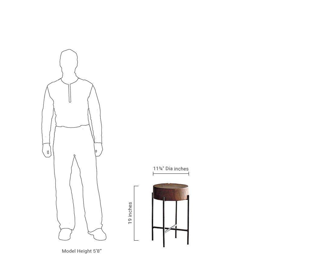 Roost Acacia Slab Side Tables