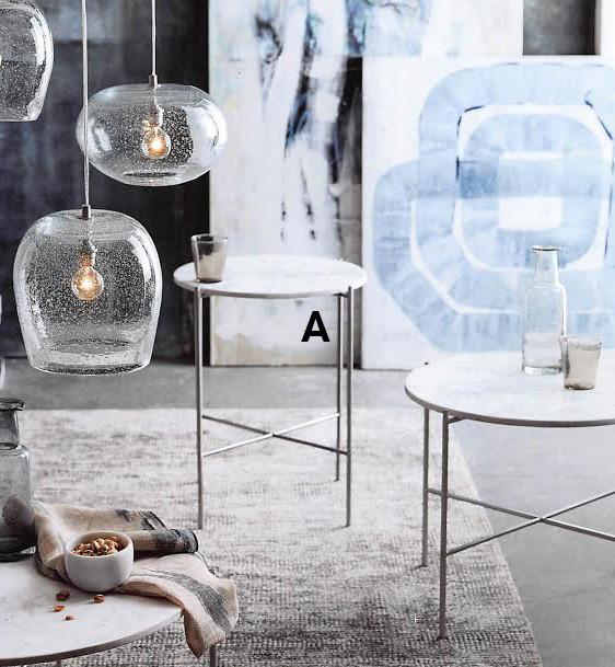Roost Torun Marble Side Tables
