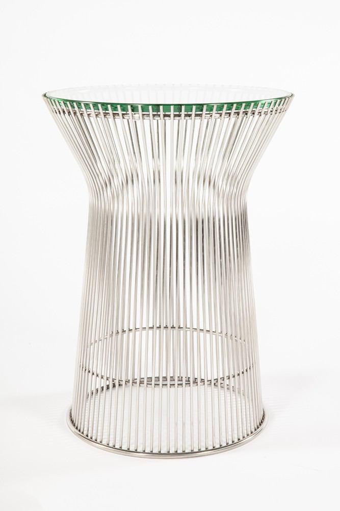 Control Brand The Fishburne Side Table With Tempered Glass Top