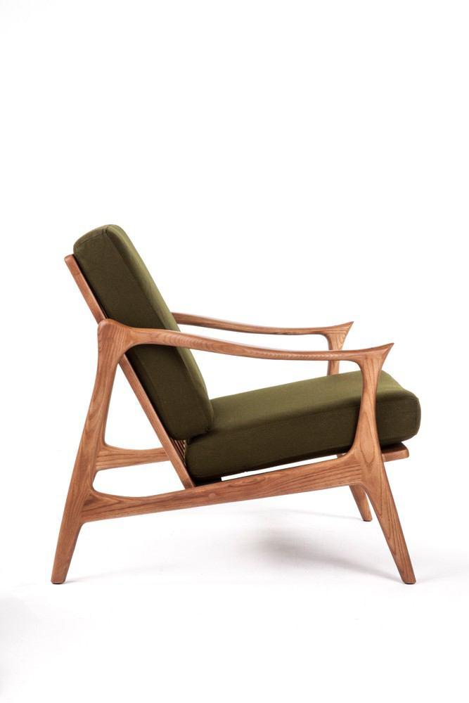 Control Brand The Upton Easy Chair With Horned Armrests