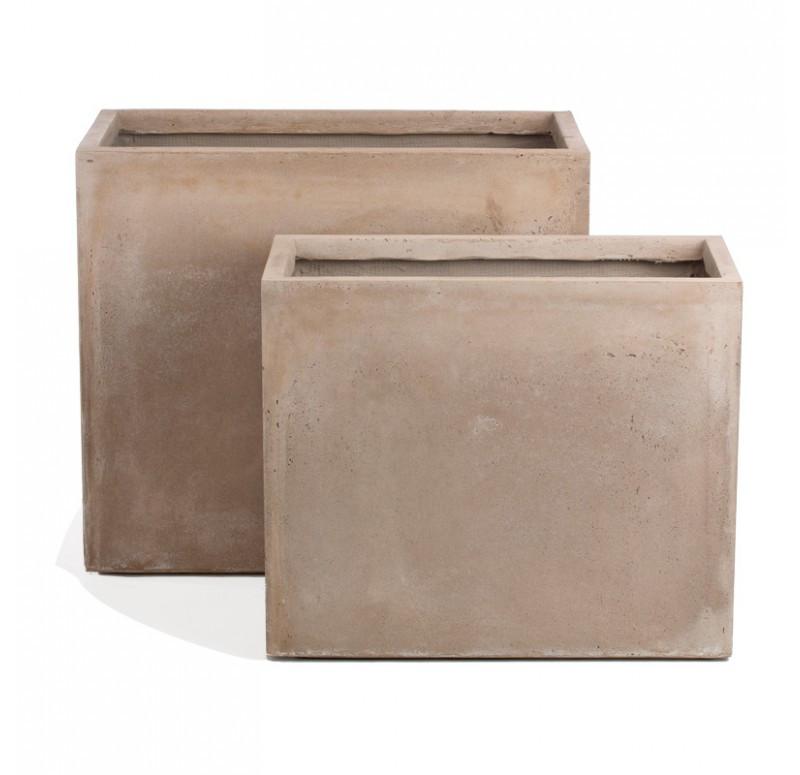 Gold Leaf Design Group Urbano Bell Fiber Clay Planters - Set/2
