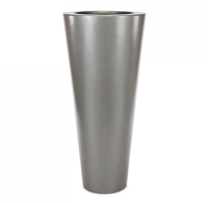 Gold Leaf Design Group Madrid Floor Planter - Pewter