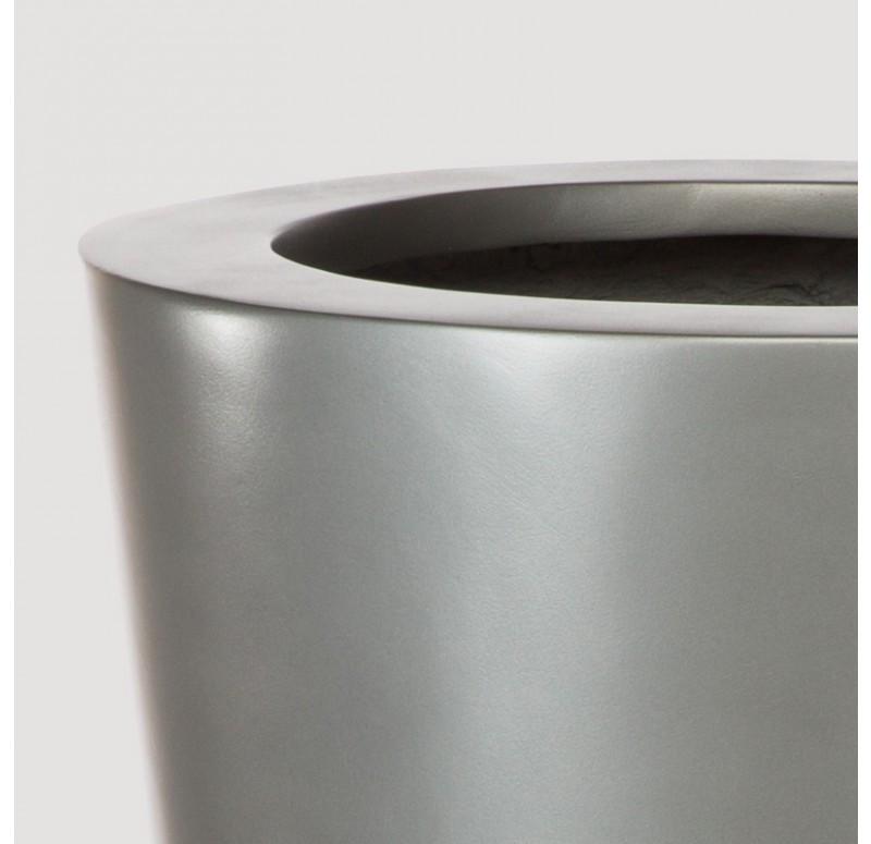 Gold Leaf Design Group Madrid Floor Planter - Pewter