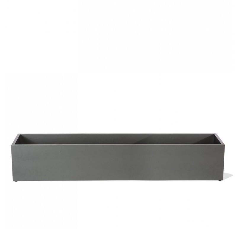 Gold Leaf Design Group Rectangle Planter 60" L - Pewter