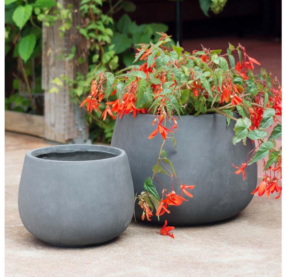 Gold Leaf Design Group Puddle Planter - Set Of 2