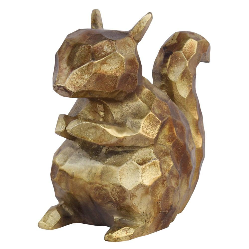 Moe's Home Collection Golden Squirrel Sculpture