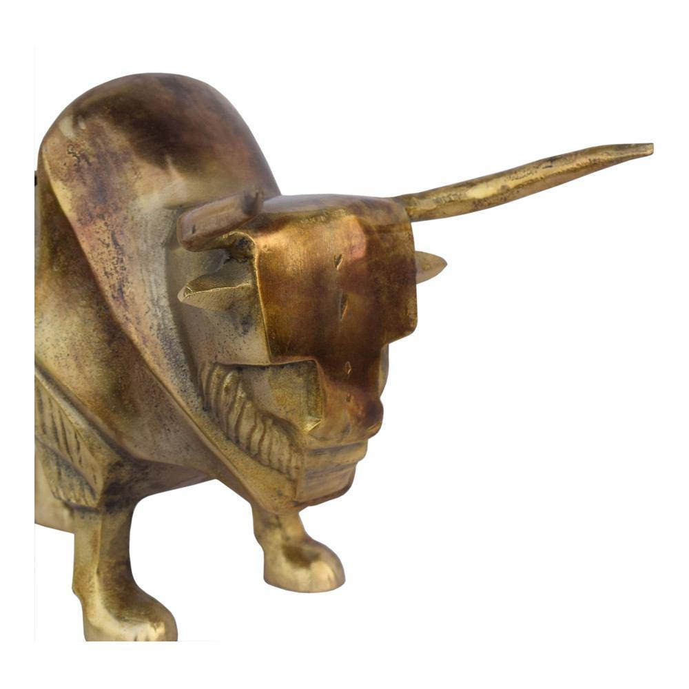 Moe's Home Collection Golden Bull Sculpture