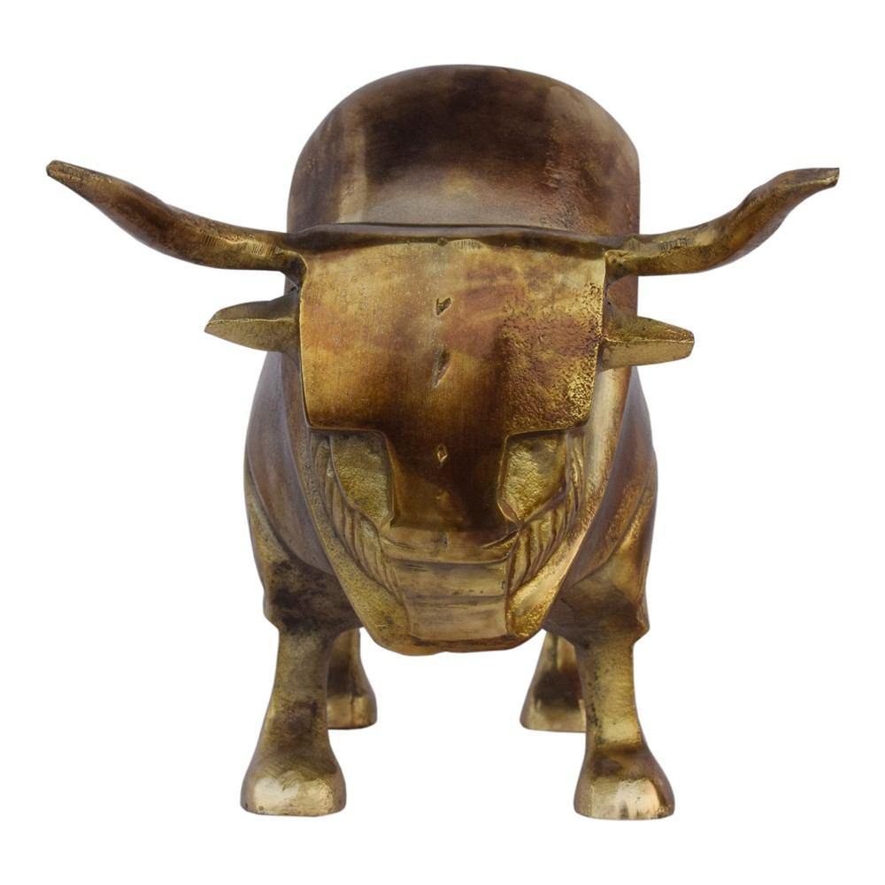 Moe's Home Collection Golden Bull Sculpture