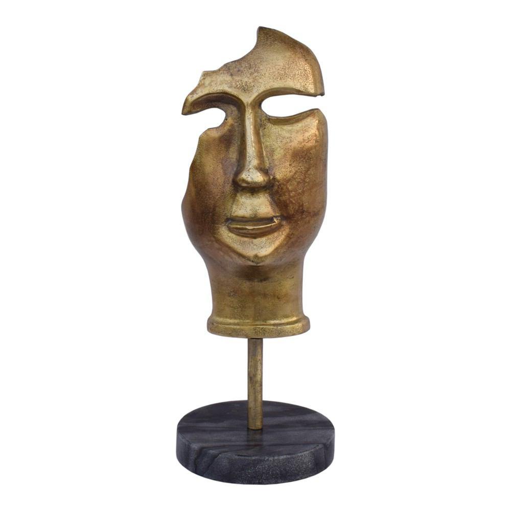 Moe's Home Collection Golden Mask On Stand