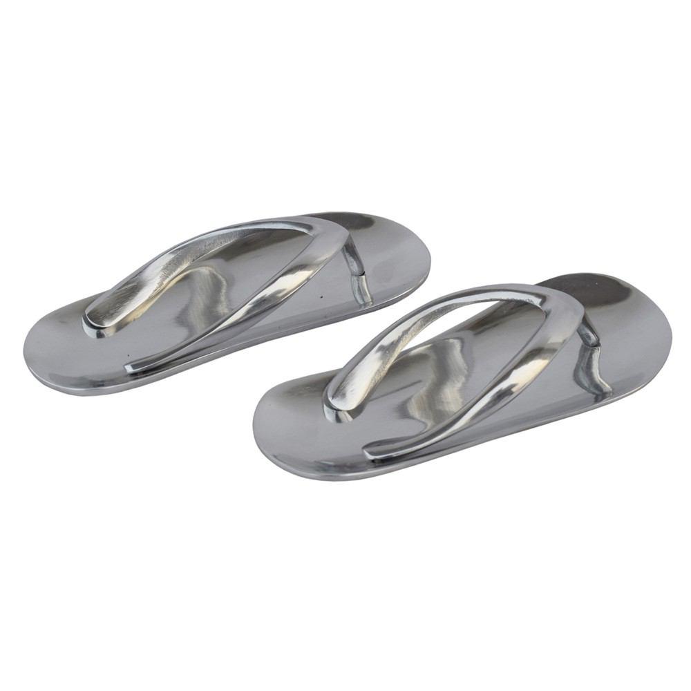 Moe's Home Collection Metal Flip Flops