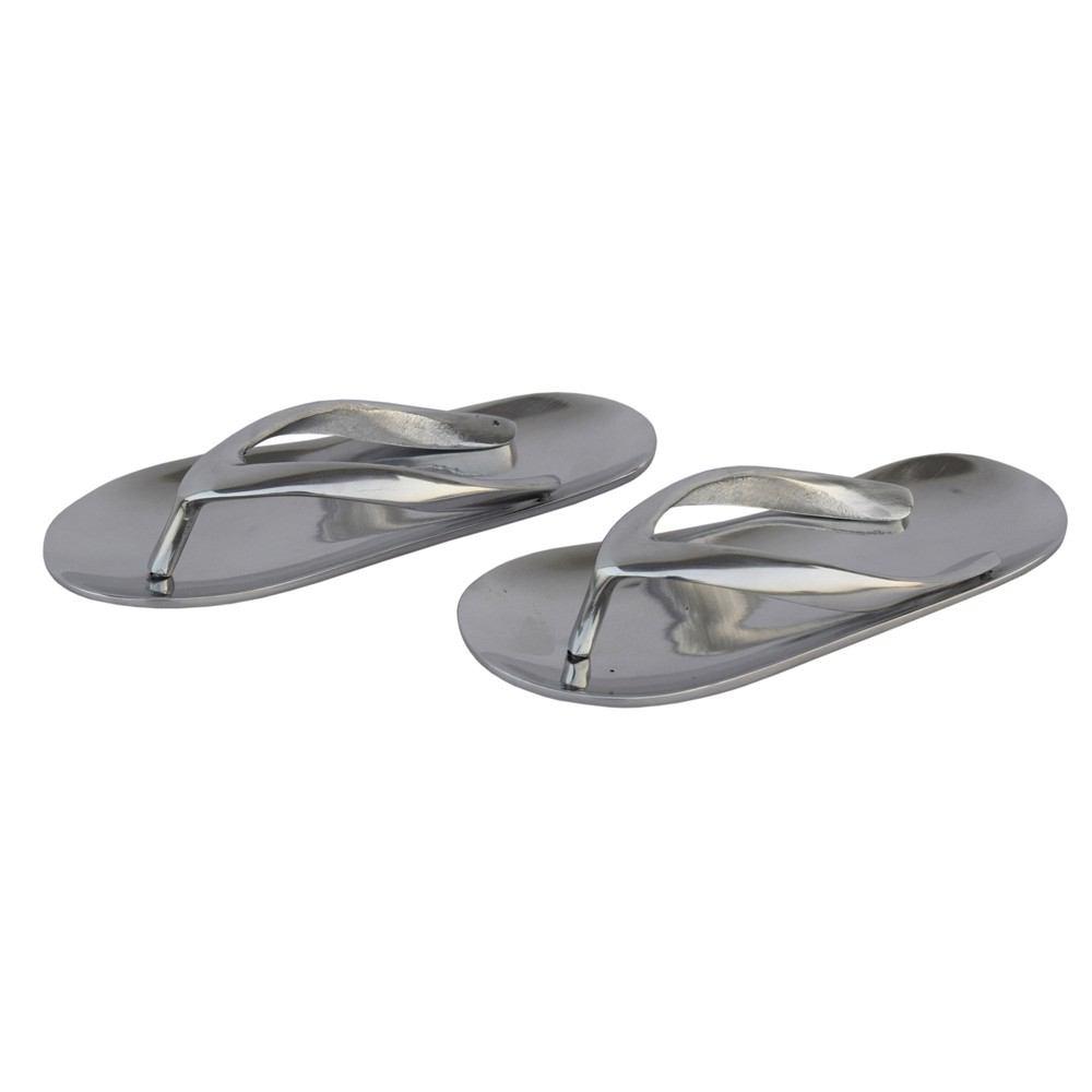 Moe's Home Collection Metal Flip Flops