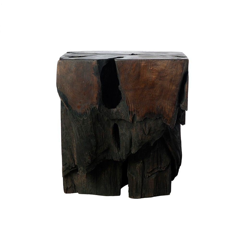 Control Brand Triple Burnt Teak Side Table