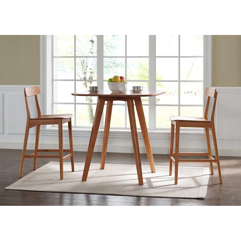Greenington Currant 30" Bar Height Stool With Back- Set Of 2