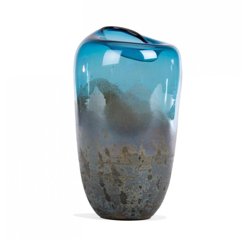 Gold Leaf Design Group Reduction Glass Vases