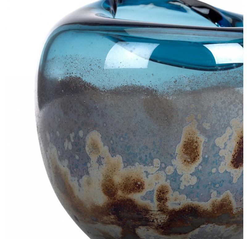 Gold Leaf Design Group Reduction Glass Vases
