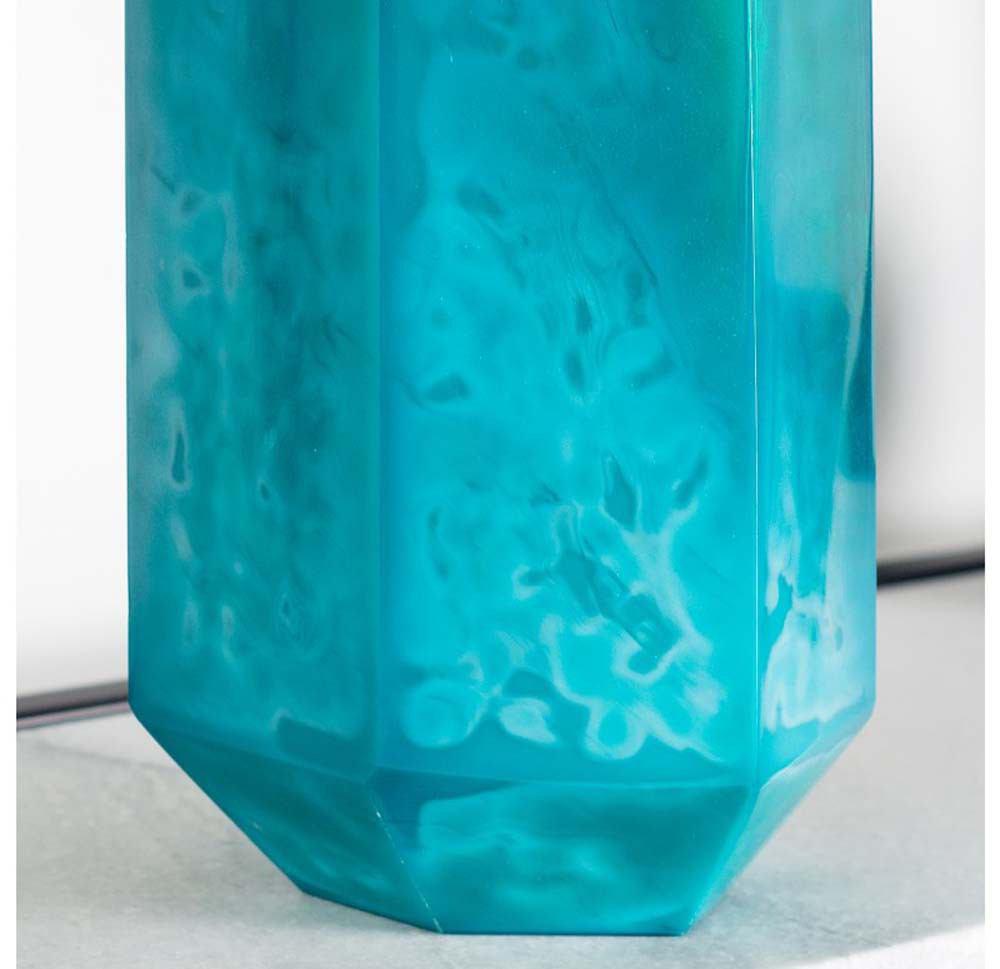 Gold Leaf Design Group Aqua Glass Vase