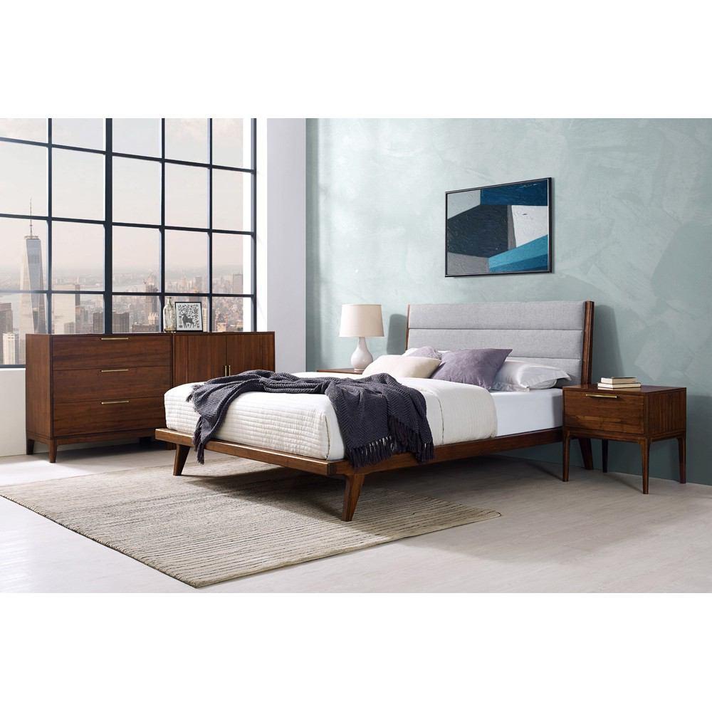 Greenington Mercury Upholstered Eastern King Platform Bed