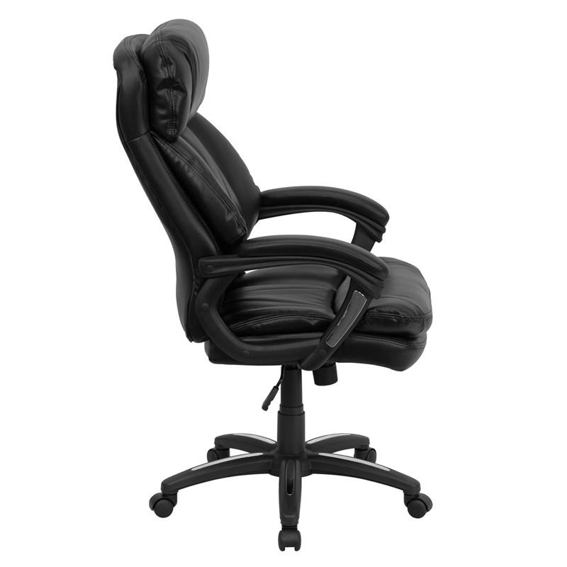Flash Furniture High Back Black Leather Executive Swivel Office Chair