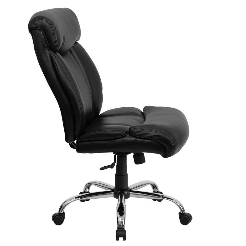 Flash Furniture Hercules Series 400 Lb. Capacity Big & Tall Black Leather Executive Swivel Office Chair